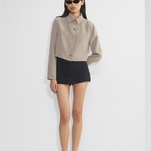 Aritzia Little Cropped Jacket Crepette Wilfred
